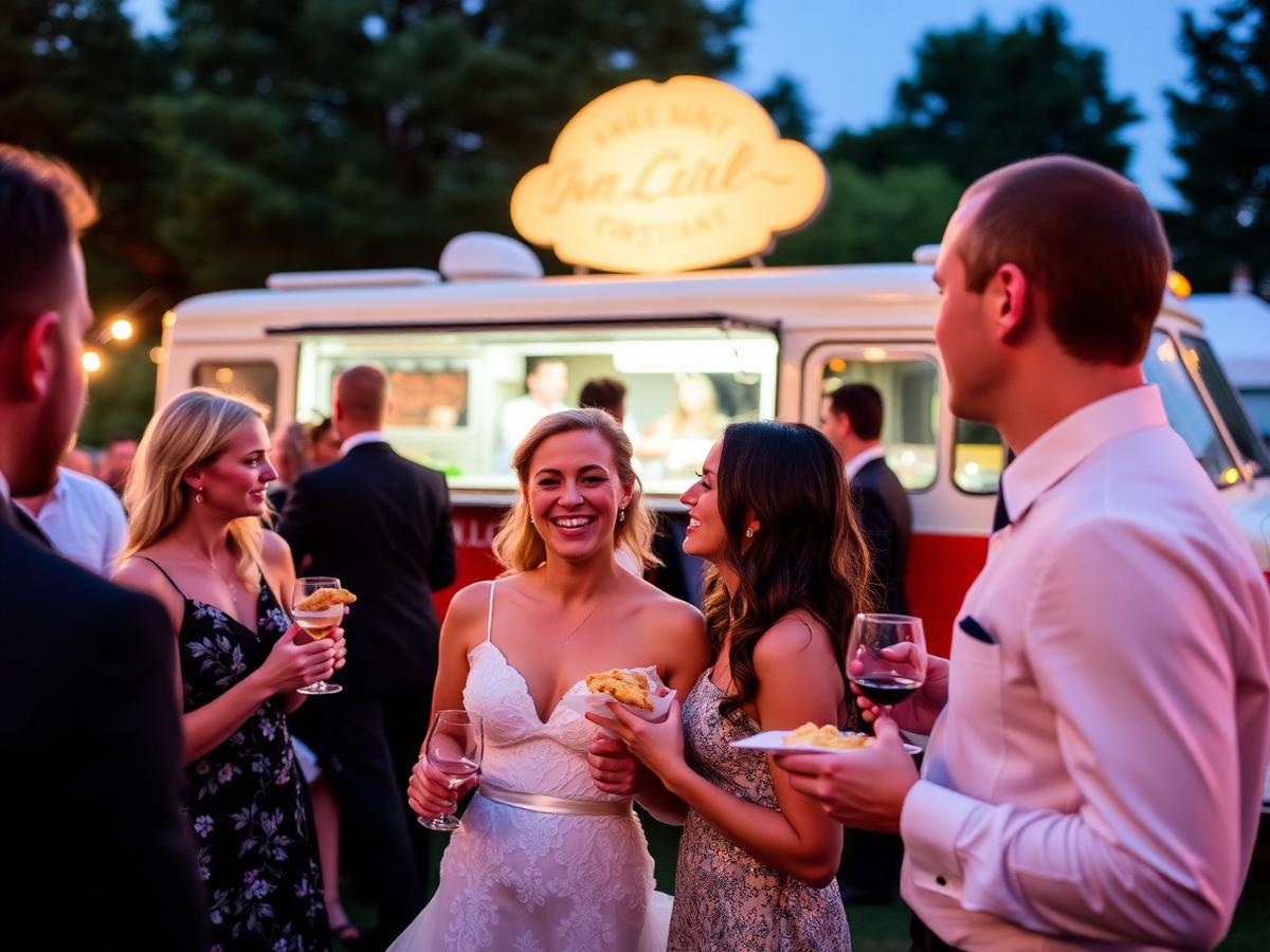 Le Food Truck Chez Tonton lors d'un événement privé